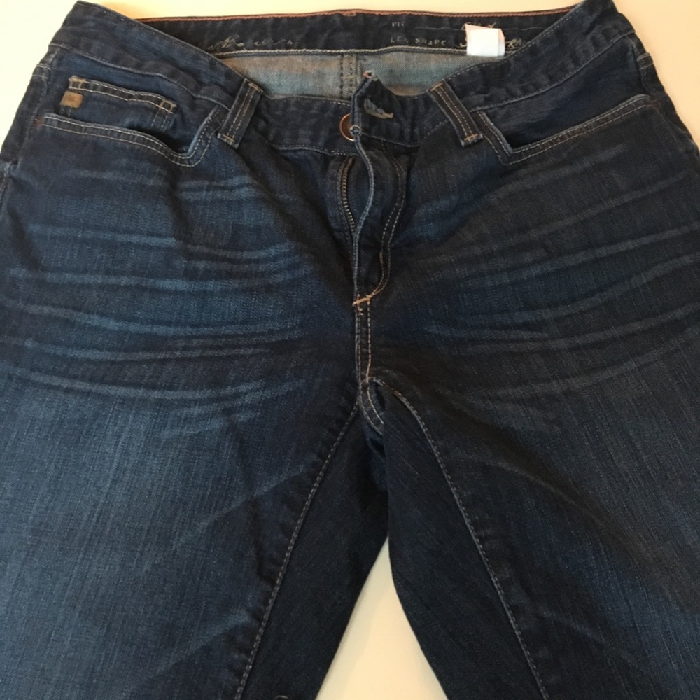 Eddie Bauer Curvy Straight denim jeans